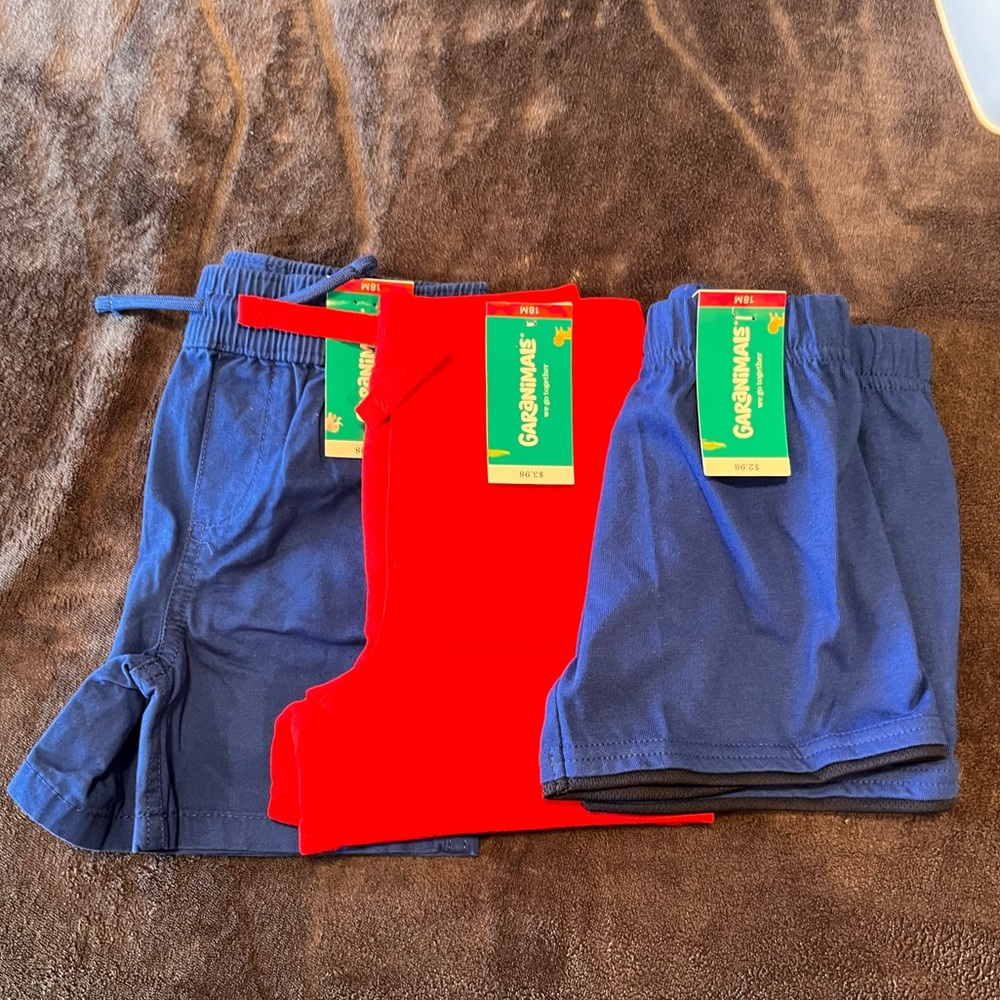 3 pack shorts for toddlers